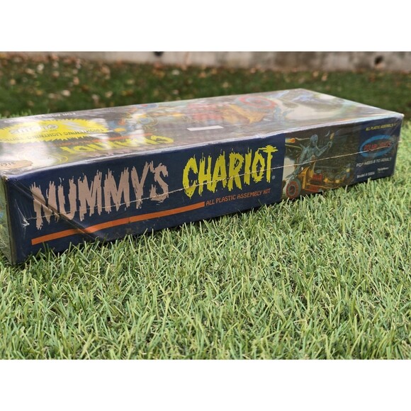1998 Polar Lights Mummy's Chariot Glow in the Dark Model Kit New Sealed - Picture 4 of 9